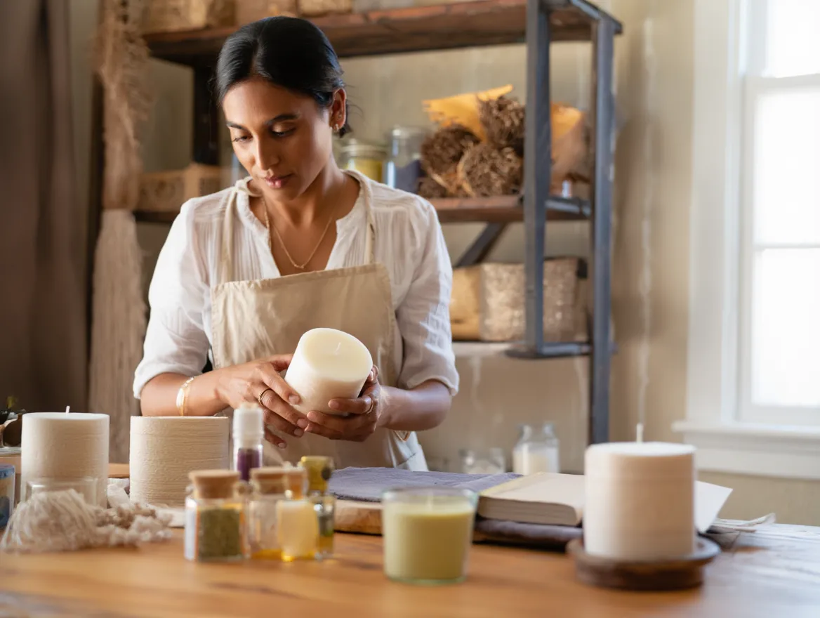 Control de calidad de velas artesanales