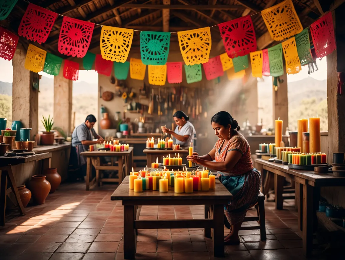 Taller de creación de velas artesanales